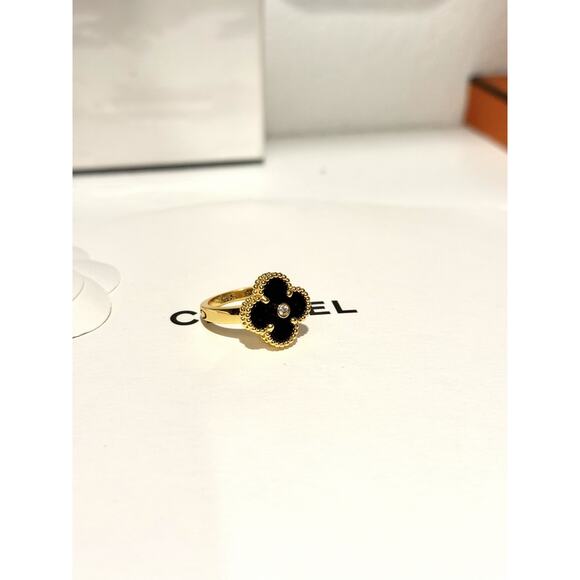 Van cleef style Alhambra ring - Picture 2 of 3